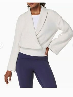 Spanx air essentials drap long sleeve top